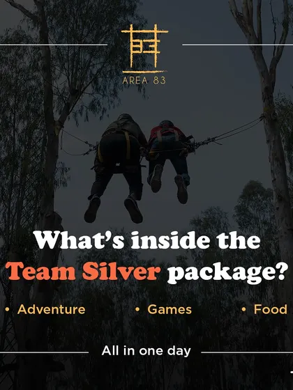 Wondering what's inside the Team Silver package? It's a full day of adventure, games, and food.