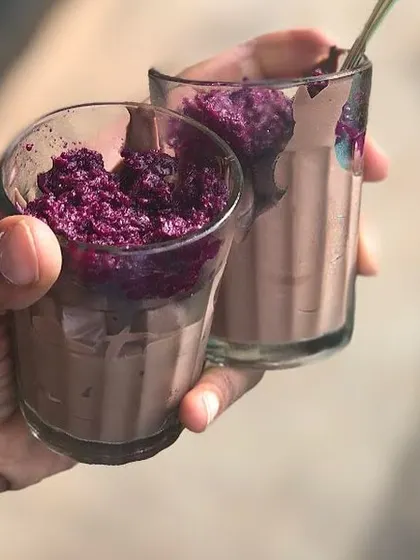 This Tofu Chocolate Mousse is a recipe that keeps coming back for a reason. It's high in protein, incredibly creamy, and you can customize it with different flavors like orange zest or coffee.