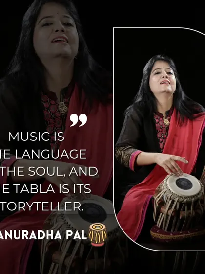 For me, "Music is the language of the soul, and the tabla is its storyteller." Through its vast vocabulary of sounds and rhythms, the tabla can express the deepest emotions and narrate the most epic tales without a single word.