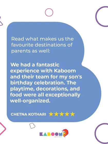 A glowing review from a happy parent! We are proud to be a favorite destination for well-organized and fun-filled birthday celebrations.