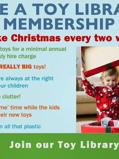 A toy library membership is the gift that keeps on giving. It's like Christmas every few weeks, with new toys to explore, less clutter, and more 'me' time for you.