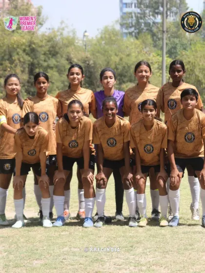 Our starting eleven posing for a team photo before a match, united and ready to represent Royal Rangers FC.