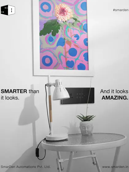 What looks like art, works like magic. I design smart touch switches that don't just interrupt your space, they enhance it. It’s smarter than it looks, and it looks amazing.