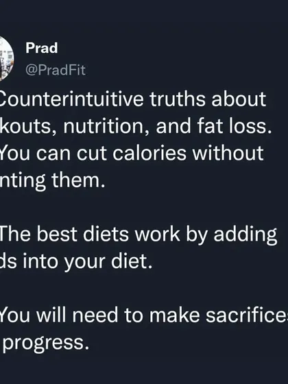 Here are some counterintuitive truths about fitness I've learned over a decade. For example, soreness is as much an indicator of your sleep and nutrition as it is of your effort. And 120 average workouts over a year are better than 30 great workouts in 30 days with no follow-up.