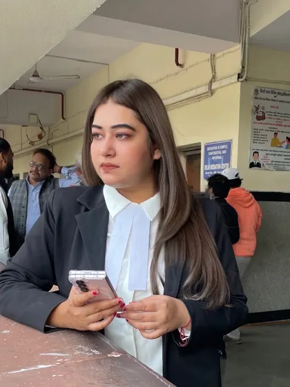 A candid moment in the court premises. My focus is always on creating a situation where failure is not an option for my client's case.
