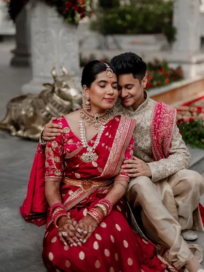 A series of romantic and grand portraits from a destination wedding at Amitarasa. We specialize in capturing the epic scale of such venues while keeping the focus on the couple's intimate story.