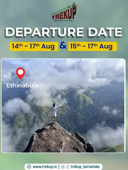 Departure dates for the stunning Ettina Bhuja trek. This is a great option for those looking for incredible views without an overly difficult climb.