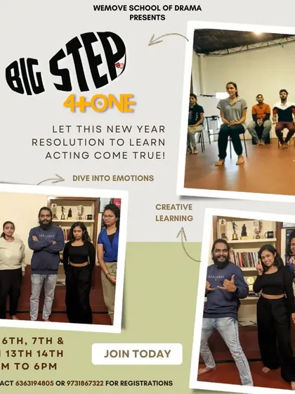Kickstart the new year by joining our Big Step 4+1 theatre workshop. This two-weekend program is a chance to unleash your creativity and shine on stage.