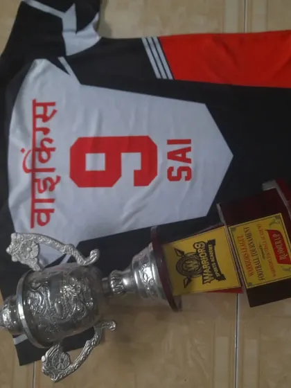 The number 6 jersey next to a championship trophy. This is the legacy of a Viking.