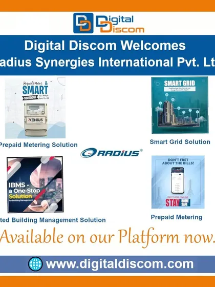 We welcome Radius Synergies, providers of advanced smart grid solutions. Their offerings include prepaid metering solutions and Integrated Building Management Systems (IBMS) for modern infrastructure.