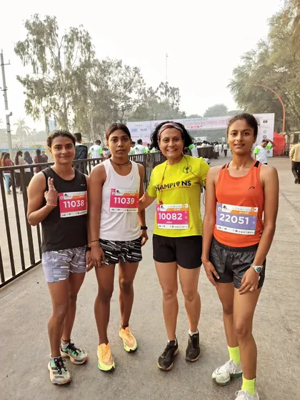 A duplicate of media 89, with my fellow competitors before the race.
