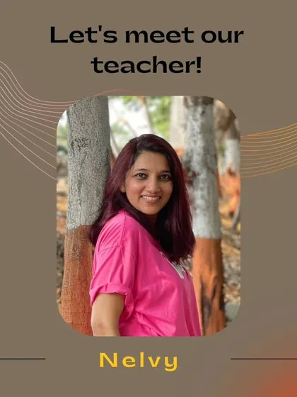 Meet Nelvy, our multi talented artist and dance enthusiast. As a Madhubani artist and trained classical dancer, Nelvy creates an engaging learning environment that celebrates each child's unique creative talents.