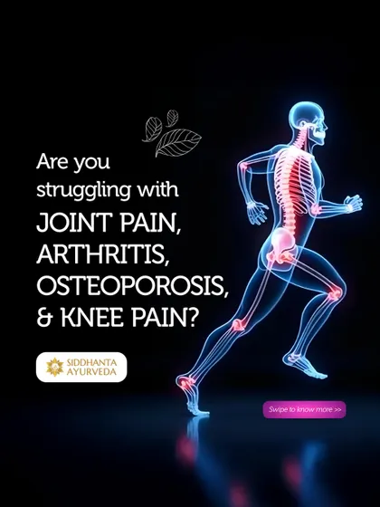 This promotional graphic for our free bone health camp directly addresses people struggling with joint pain, arthritis, and osteoporosis, inviting them to get a free check-up.