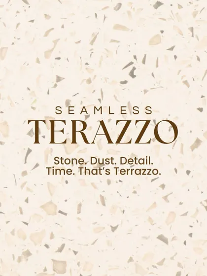 Seamless Terrazzo. Stone. Dust. Detail. Time. That's our recipe for creating surfaces that are both beautiful and built to last.