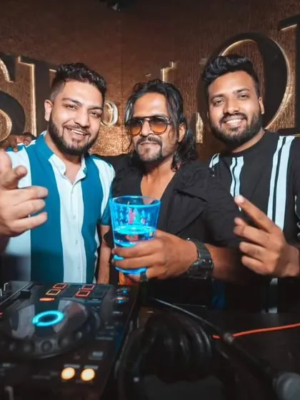 Sharing the console with talented artists is always a highlight. Here's a great moment with friends at House of Lords, my resident club. We're always pushing the vibe to the next level together.