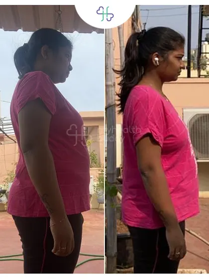 Lavanya lost 12 kgs in 12 weeks. Her journey was about gaining confidence and positive energy, not just losing weight.