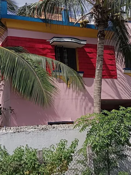 Here I was helping a client in Chennai assess a potential house purchase. I analyzed this South-West corner property for Vastu compliance, noting its strengths and defects like road hits.