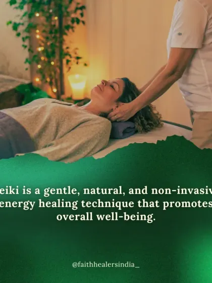 Reiki is a gentle, natural, and non-invasive energy healing technique that promotes overall well-being.