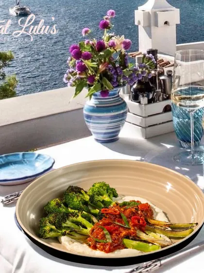 Turning up the heat for a crispy, charred broccoli that’s too good to resist. This dish looks right at home with a beautiful seaside view.