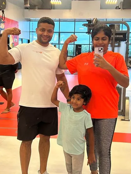 The family that works out together, stays together. We believe fitness is a journey best shared, and it's amazing to see parents and kids inspiring each other right here on our gym floor.
