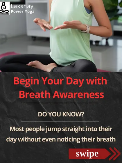 Do you know that most people start their day without even noticing their breath? I teach the simple practice of beginning your day with breath awareness to instantly reduce anxiety and center your mind.