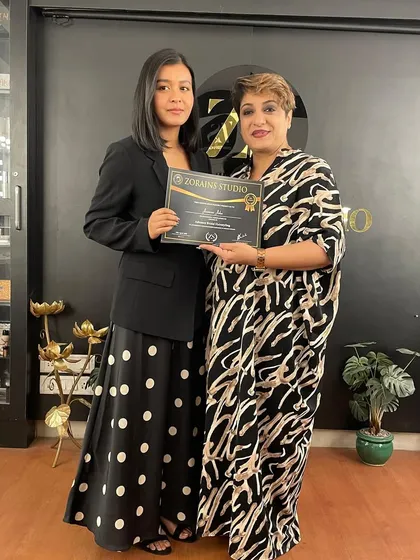 Congratulations on graduating from Zorain's Studio.