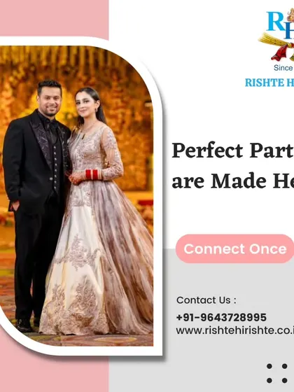 Perfect partners are made here. This couple's happy photograph is a testament to our ability to connect compatible individuals and create lasting relationships.