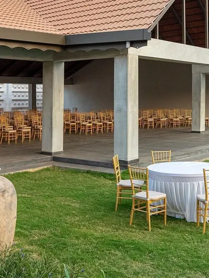 Architectural and Spacial Angles at Samavana, the wedding venue.