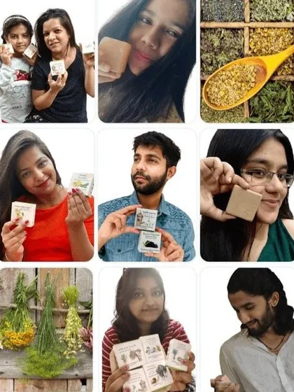 Real beauty, real people. A collage of our amazing customers and partners who have embraced the authenticity and diversity of our natural products.