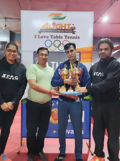 A group of champions from our corporate and veterans event. We provide multiple categories to ensure fair and exciting competition for all skill levels.
