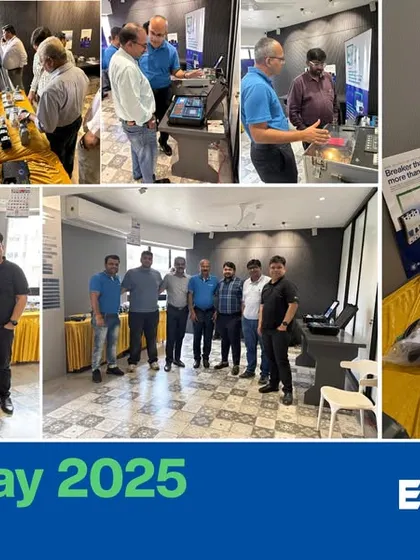 A collage from our Retailer Day 2025 in Mumbai, where we showcased how my Energy Management Solutions are transforming the retail landscape.