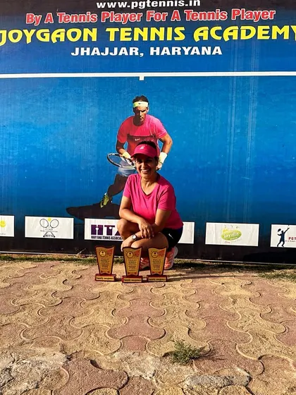 A fantastic week for our player at the ITF World Masters tournament, taking home three trophies. This is what consistent hard work and smart training can achieve.