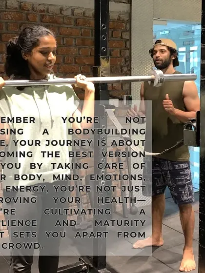 Coaching a client on her squat. My goal is to help you become the best version of yourself by taking care of your body, mind, and energy.