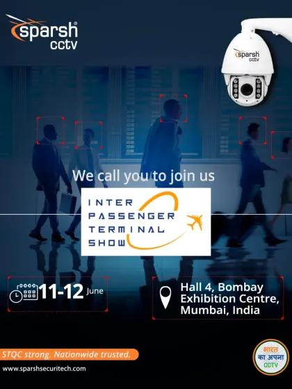 An invitation to the Inter Passenger Terminal Show 2025 in Mumbai, where I will showcase how my technology is revolutionizing security across passenger terminals.
