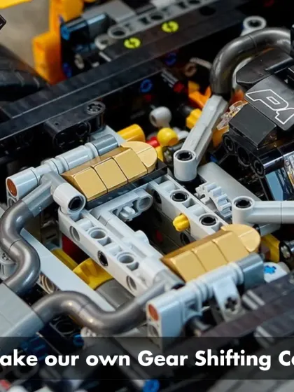 Students get to make their own gear-shifting car, learning about transmission systems and how gears change speed and torque.