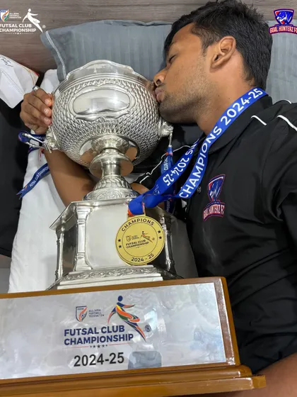 Waking up a champion. The feeling of bringing the AIFF Futsal Club Championship trophy home is indescribable.
