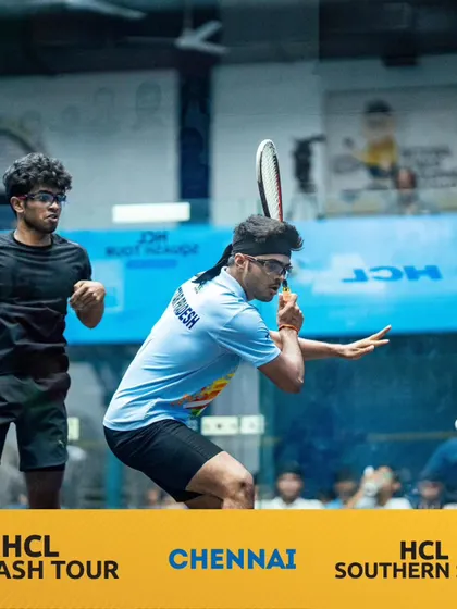 Intense action from the HCL Southern Slam in Chennai. Our players are trained to fight for every single point.