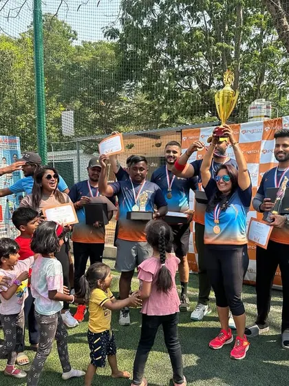 The celebration continues for the Switch Lions. Lifting the trophy is a testament to their hard work, dedication, and true team spirit.