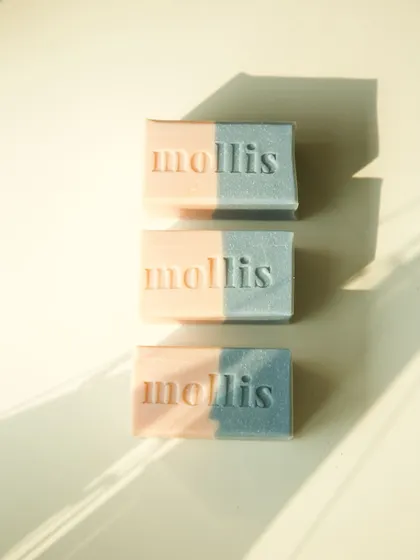 Three 'Sweet Sage' bars lined up, ready to pamper and refresh.