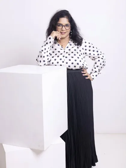 A confident pose from Kala during her personal branding shoot. The right outfit doesn't just look good in photos; it makes you feel powerful and ready to be seen. This is the essence of dressing for the woman you are becoming.