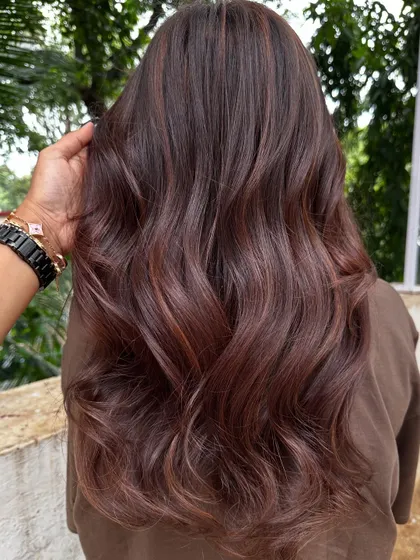 The back view of the 'Chestnut Brown' color.
