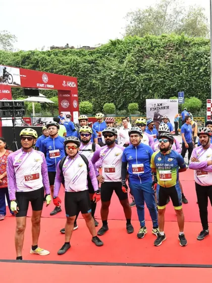 The EDR squad ready to roll at a cyclothon. We stand together, ride together, and make a statement as a team.