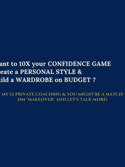 Want to 10x your confidence and build a wardrobe on a budget? My 1:1 private coaching is designed to help you achieve a total transformation, just like my clients.