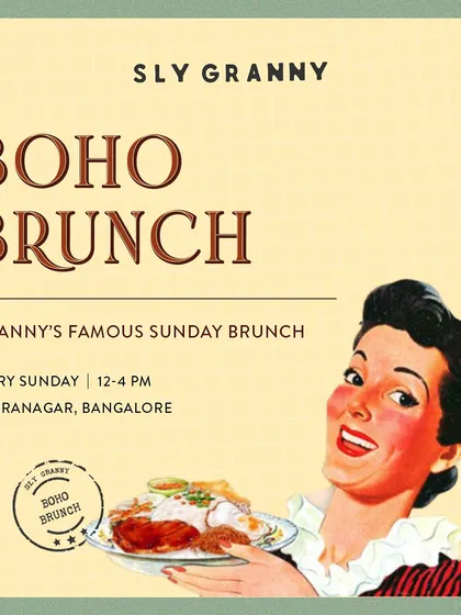 I've got stories, style, and a brunch spread like no other. Don't miss the Boho Brunch at my Indiranagar house.