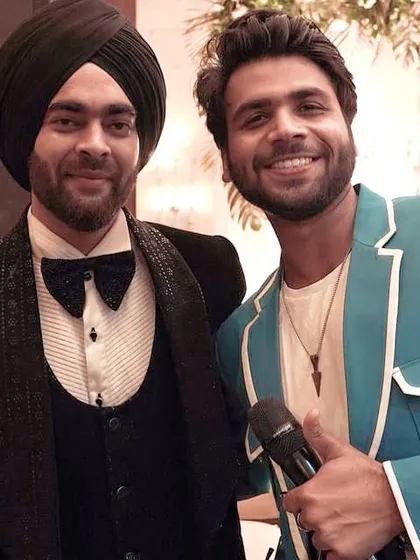 With the hilarious and talented Manjot Singh, aka Lali from Fukrey. Always a fun time with this paji.