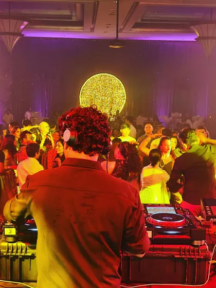 My perspective from the DJ booth, looking out at a full dance floor. My goal is to create a space where people can leave their worries behind and get lost in the music.