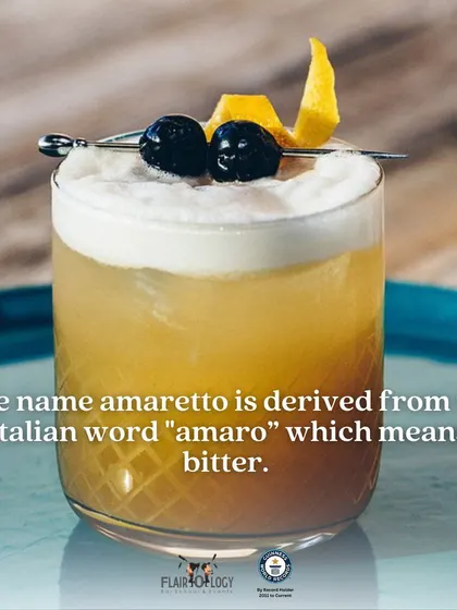 The name Amaretto comes from the Italian word "amaro," which means bitter. This fact highlights the complex flavor profile of this popular liqueur.