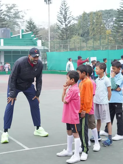Every interaction is a chance to inspire. I make it a point to connect with the children during our scouting camps, sharing my passion for tennis and showing them what's possible with hard work and dedication.