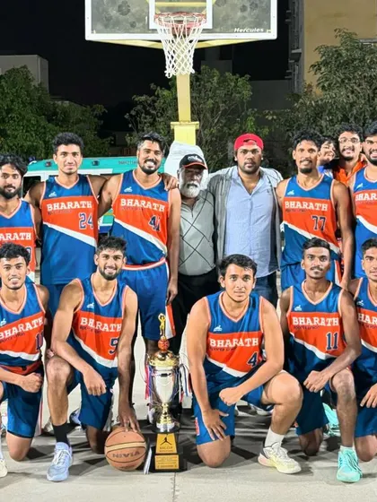 Another team photo of Bharath Sports Union at the KBG Cup 2024.