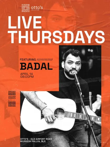 A poster for a 'Live Thursdays' acoustic night at a local bar and kitchen. These regular gigs are perfect for a relaxed mid-week musical escape.